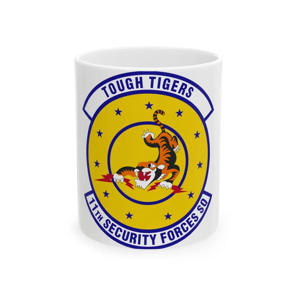 11 Security Forces Squadron USAF (U.S. Air Force) White Coffee Mug-11oz-Go Mug Yourself