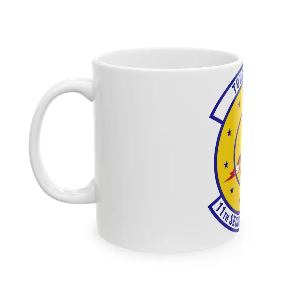 11 Security Forces Squadron USAF (U.S. Air Force) White Coffee Mug-Go Mug Yourself