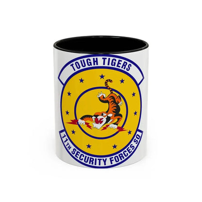 11 Security Forces Squadron USAF (U.S. Air Force) Accent Coffee Mug 11oz Black - Go Mug Yourself