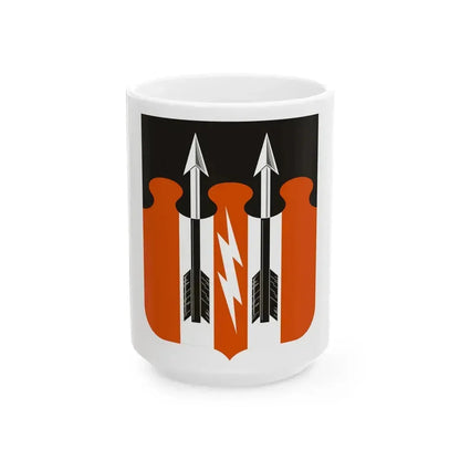 11 Signal Battalion 2 (U.S. Army) White Coffee Mug 15oz - Go Mug Yourself