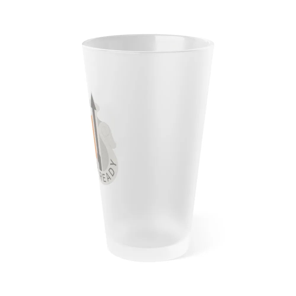 11 Signal Battalion (U.S. Army) Frosted Pint Glass 16oz-Go Mug Yourself