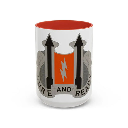 11 Signal Battalion (U.S. Army) Accent Coffee Mug 11oz Pink - Go Mug Yourself