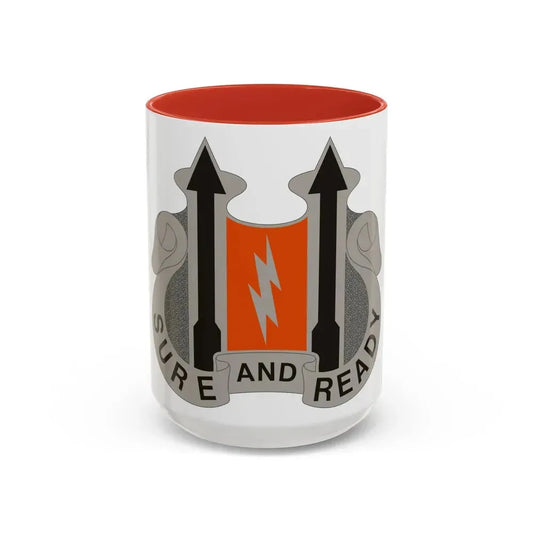 11 Signal Battalion (U.S. Army) Accent Coffee Mug 11oz Pink - Go Mug Yourself