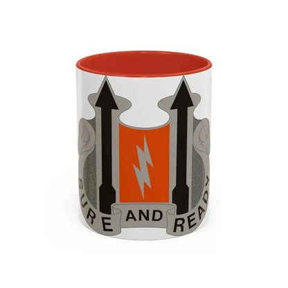11 Signal Battalion (U.S. Army) Accent Coffee Mug 11oz Red - Go Mug Yourself