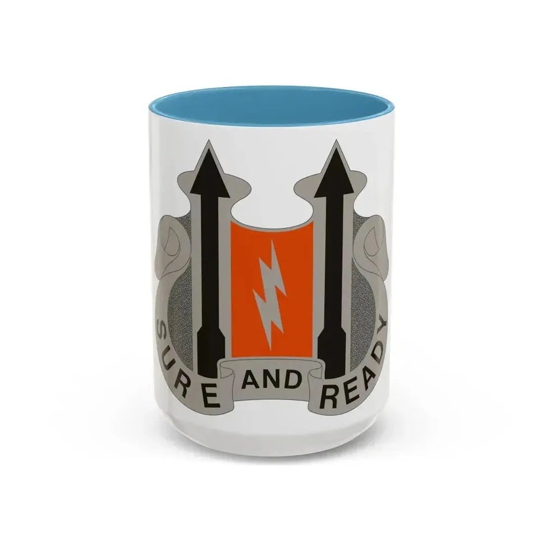 11 Signal Battalion (U.S. Army) Accent Coffee Mug 15oz Light Blue - Go Mug Yourself