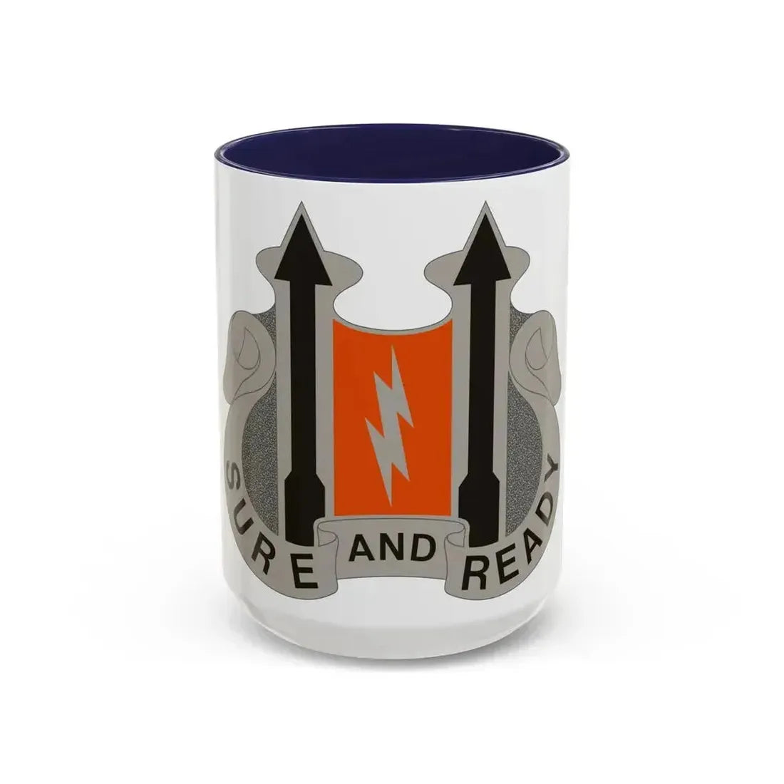 11 Signal Battalion (U.S. Army) Accent Coffee Mug 15oz Navy - Go Mug Yourself