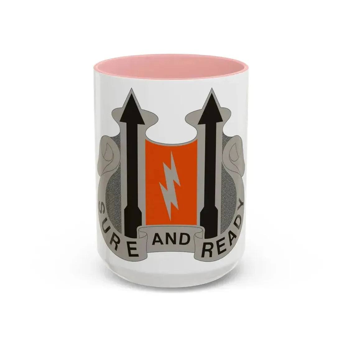 11 Signal Battalion (U.S. Army) Accent Coffee Mug 15oz Pink - Go Mug Yourself