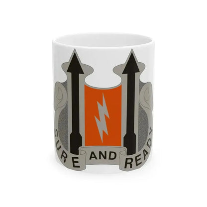 11 Signal Battalion (U.S. Army) White Coffee Mug 11oz - Go Mug Yourself