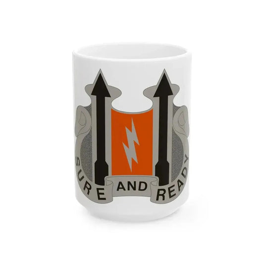 11 Signal Battalion (U.S. Army) White Coffee Mug 15oz - Go Mug Yourself