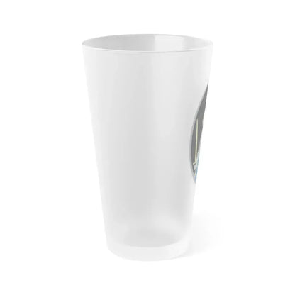 11 Space Warning Squadron (U.S. Space Force) Frosted Pint Glass 16oz - Go Mug Yourself