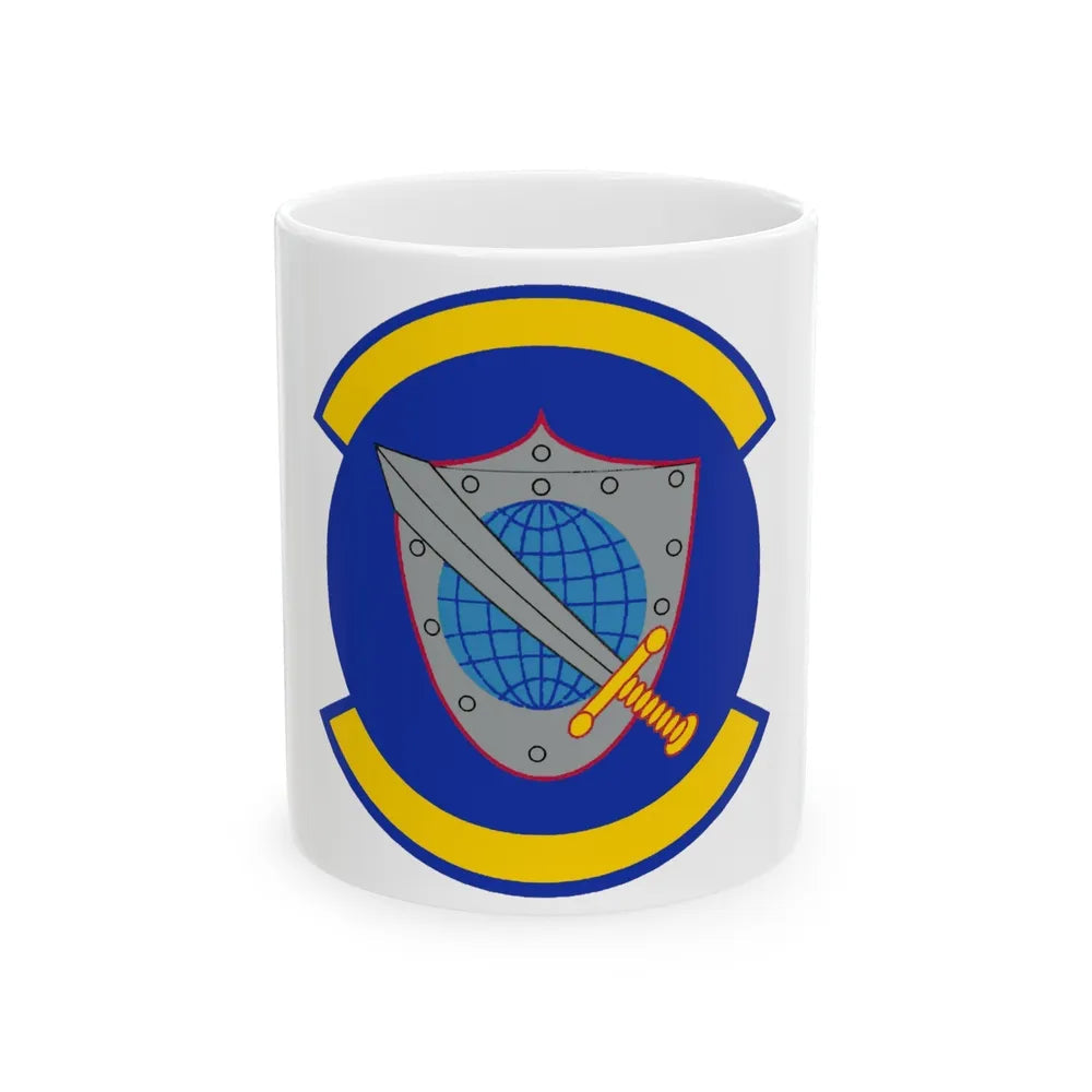 11 Space Warning Squadron USSF (U.S. Air Force) White Coffee Mug-11oz-Go Mug Yourself