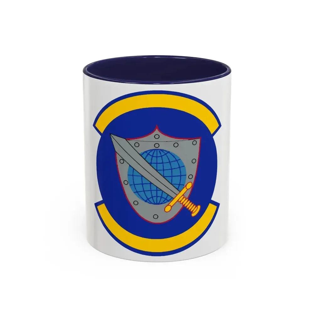 11 Space Warning Squadron USSF (U.S. Air Force) Accent Coffee Mug 11oz Navy - Go Mug Yourself