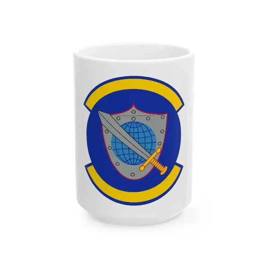 11 Space Warning Squadron USSF (U.S. Air Force) White Coffee Mug 15oz - Go Mug Yourself