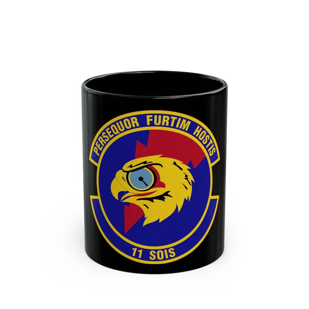 11 Special Operations Intelligence Squadron AFSOC (U.S. Air Force) Black Coffee Mug-11oz-Go Mug Yourself