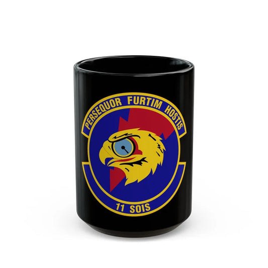 11 Special Operations Intelligence Squadron AFSOC (U.S. Air Force) Black Coffee Mug-15oz-Go Mug Yourself