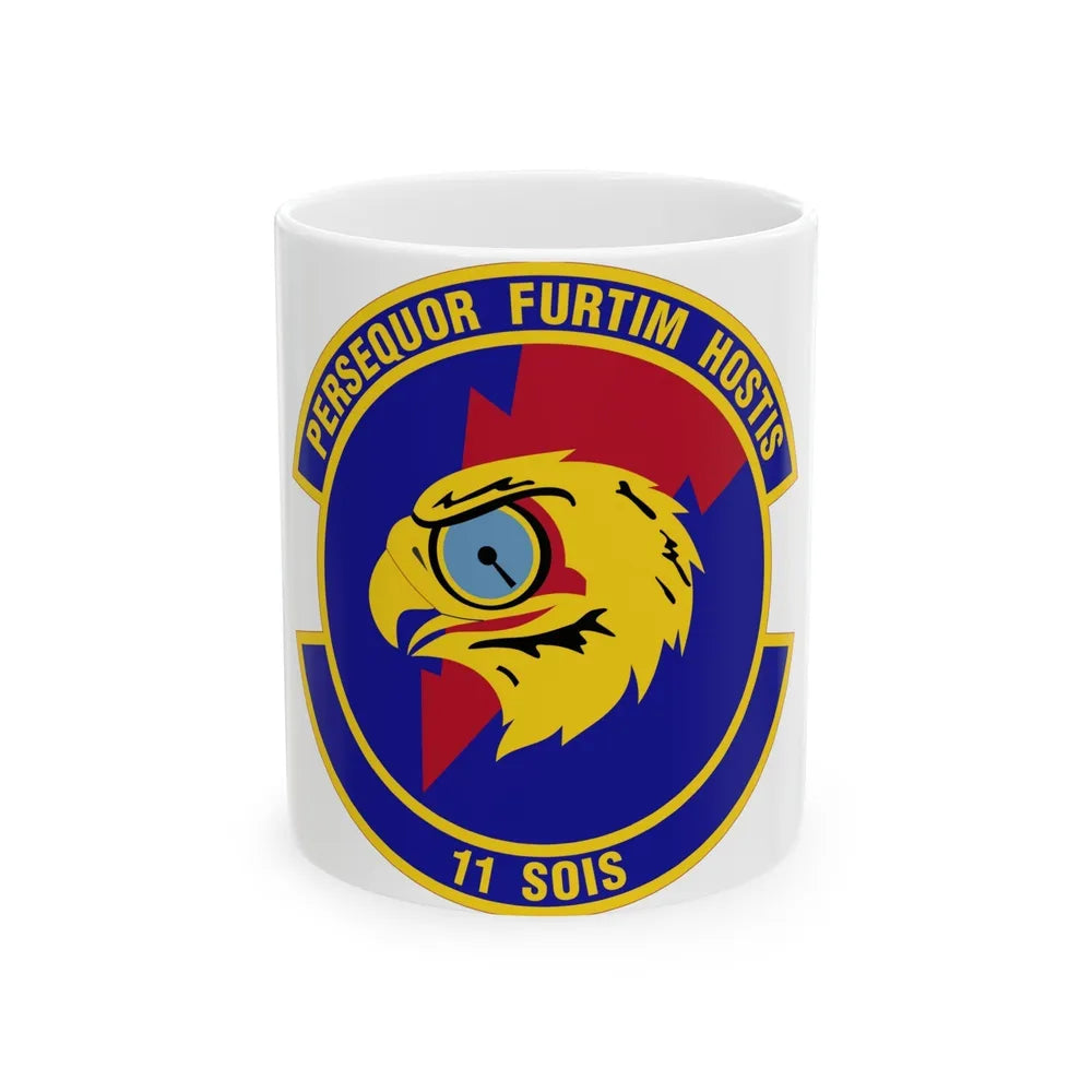 11 Special Operations Intelligence Squadron AFSOC (U.S. Air Force) White Coffee Mug-11oz-Go Mug Yourself