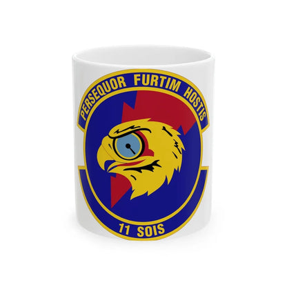 11 Special Operations Intelligence Squadron AFSOC (U.S. Air Force) White Coffee Mug-11oz-Go Mug Yourself