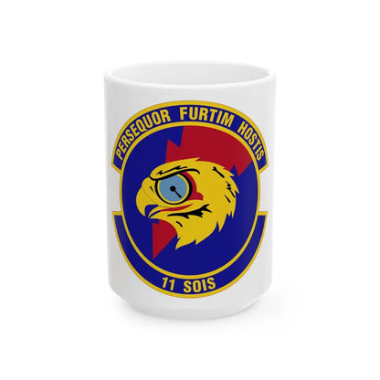 11 Special Operations Intelligence Squadron AFSOC (U.S. Air Force) White Coffee Mug-15oz-Go Mug Yourself