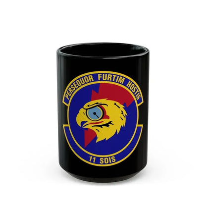11 Special Operations Intelligence Squadron AFSOC (U.S. Air Force) Black Coffee Mug 15oz - Go Mug Yourself