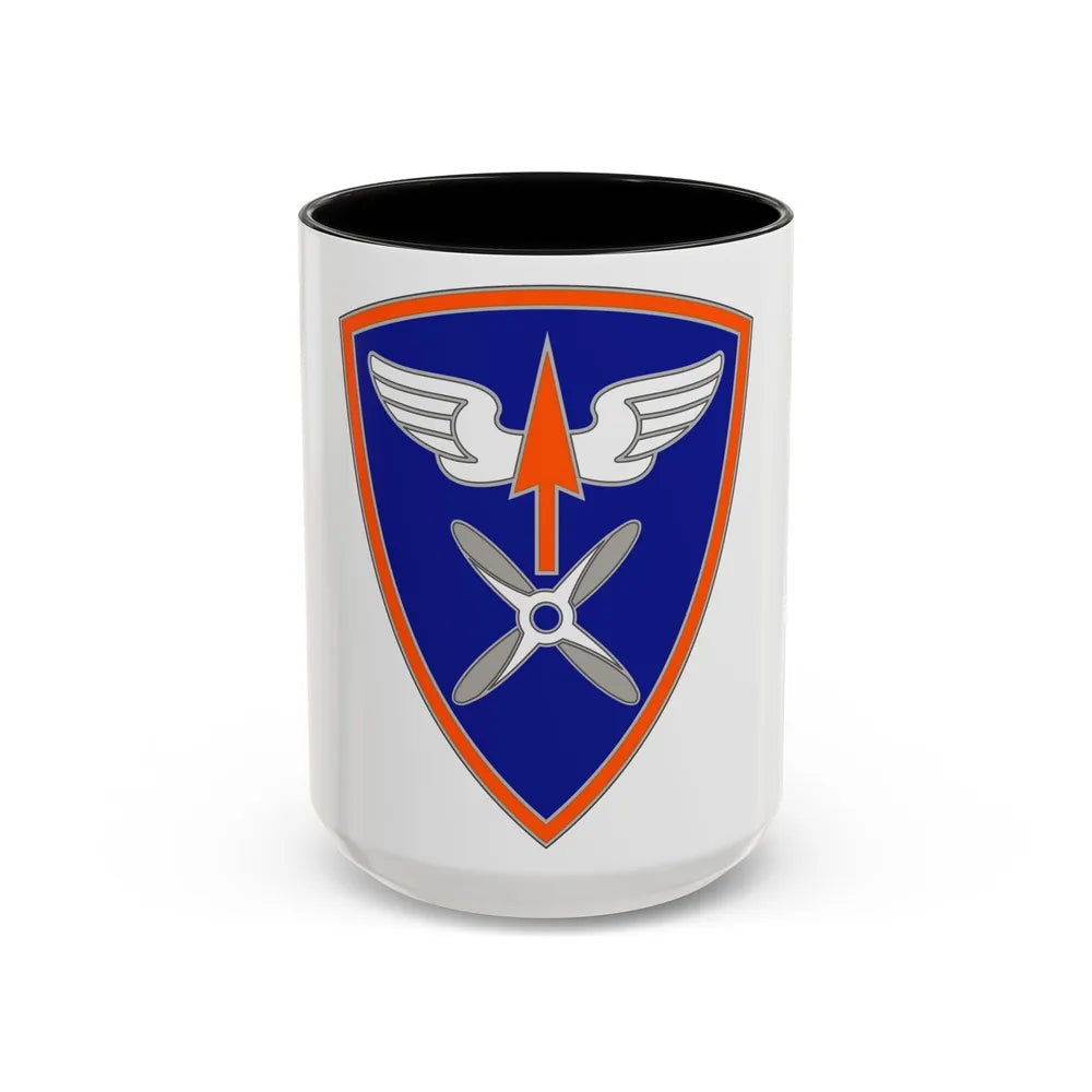 110 Aviation Brigade (U.S. Army) Accent Coffee Mug-15oz-Black-Go Mug Yourself