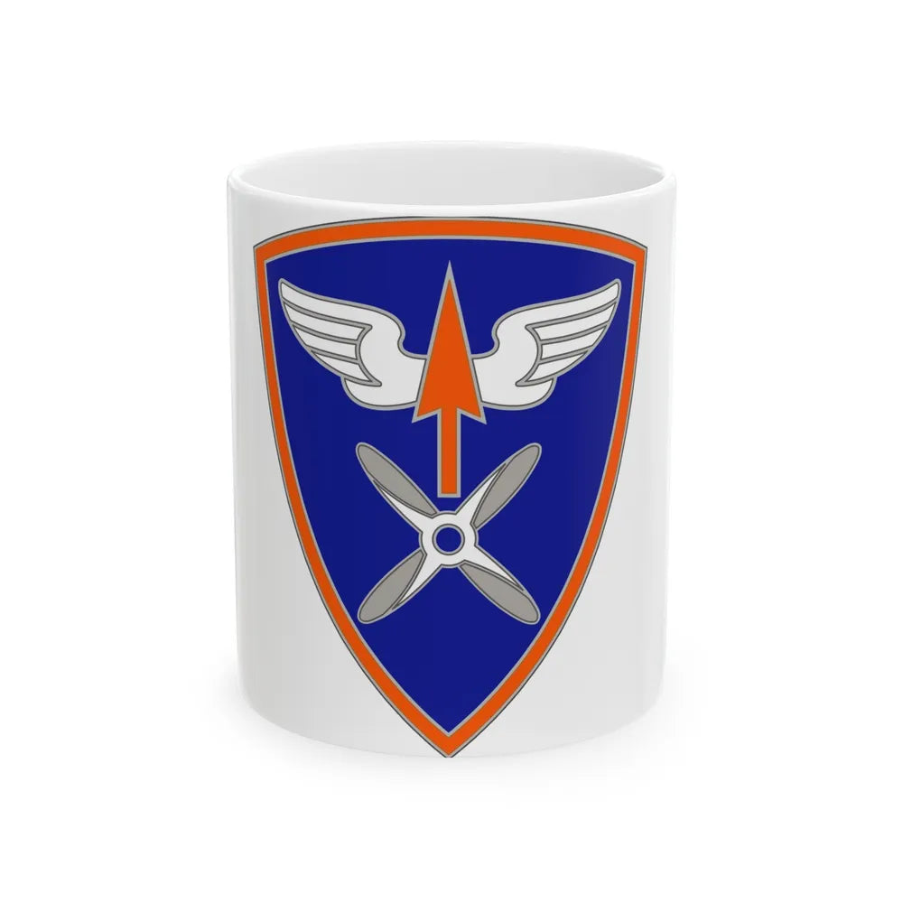 110 Aviation Brigade (U.S. Army) White Coffee Mug-11oz-Go Mug Yourself