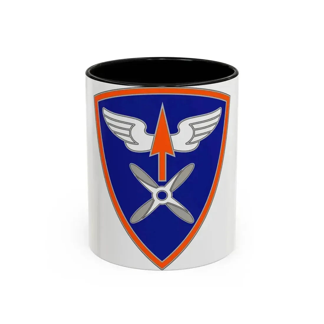 110 Aviation Brigade (U.S. Army) Accent Coffee Mug 11oz Black - Go Mug Yourself