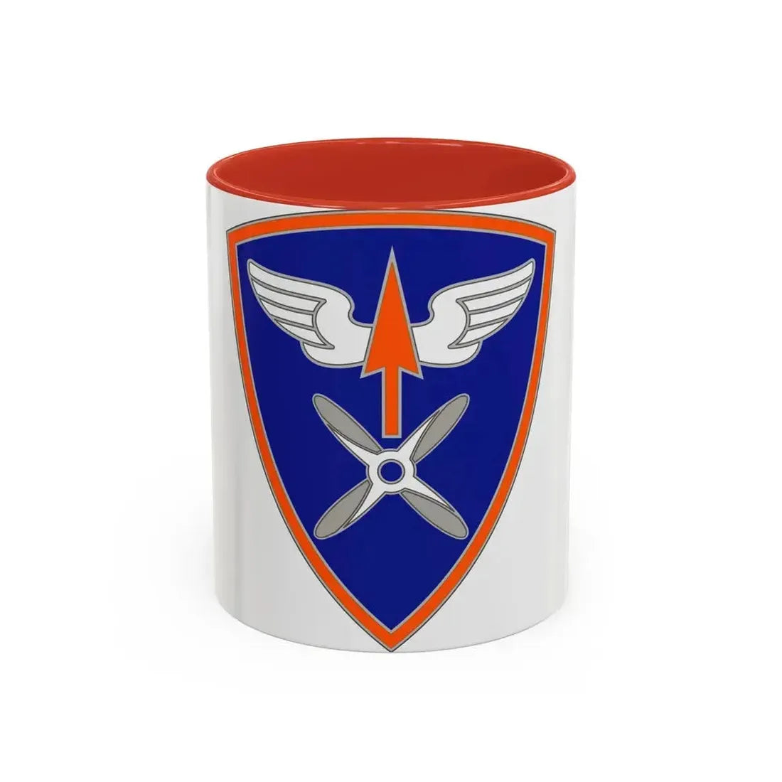 110 Aviation Brigade (U.S. Army) Accent Coffee Mug 11oz Red - Go Mug Yourself