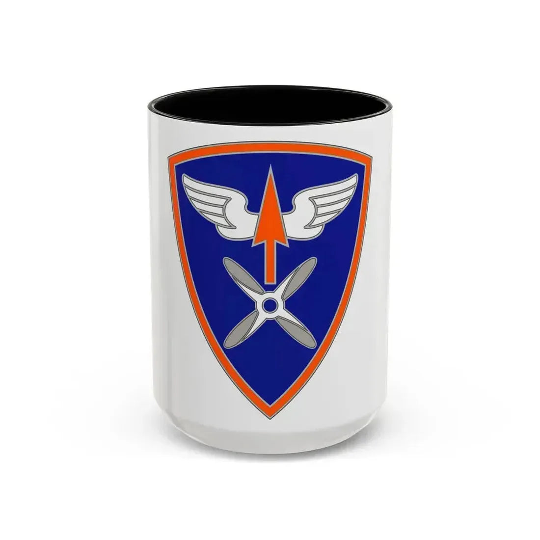 110 Aviation Brigade (U.S. Army) Accent Coffee Mug 15oz Black - Go Mug Yourself