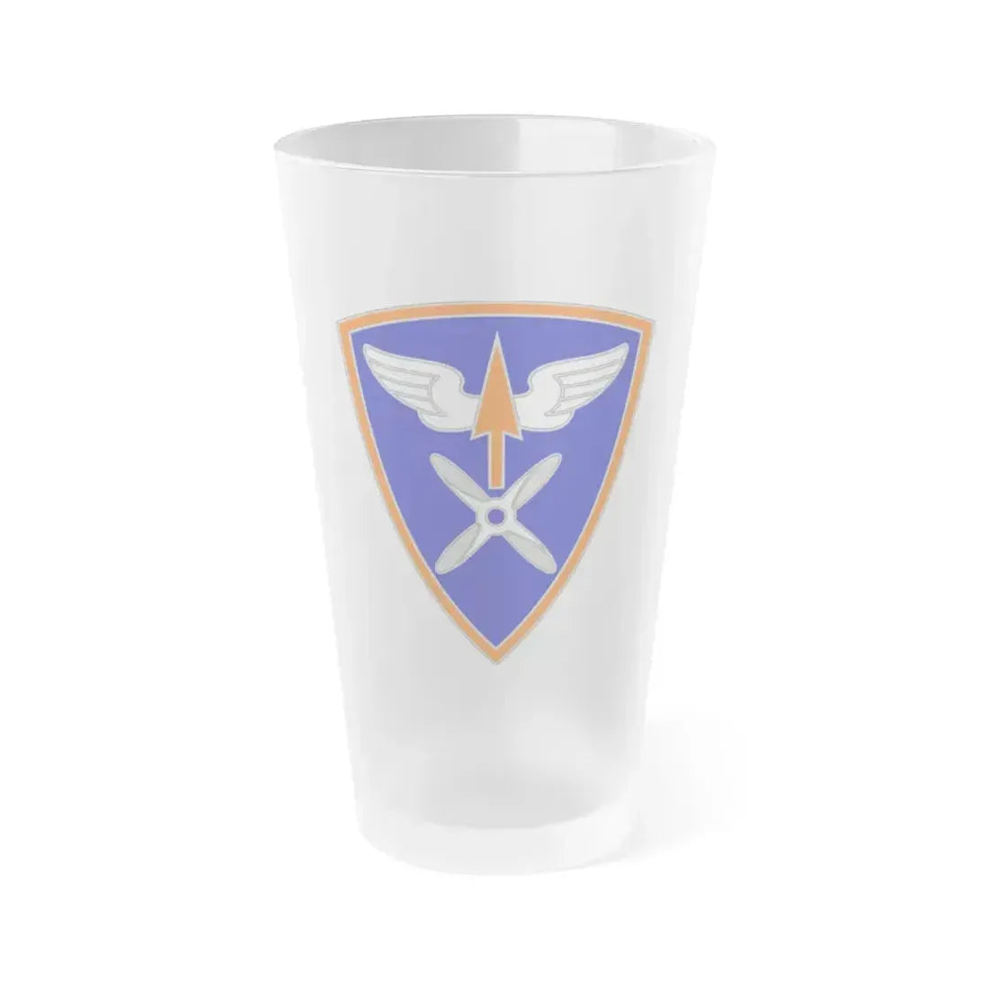 110 Aviation Brigade (U.S. Army) Frosted Pint Glass 16oz Default Title - Go Mug Yourself