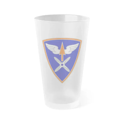 110 Aviation Brigade (U.S. Army) Frosted Pint Glass 16oz Default Title - Go Mug Yourself