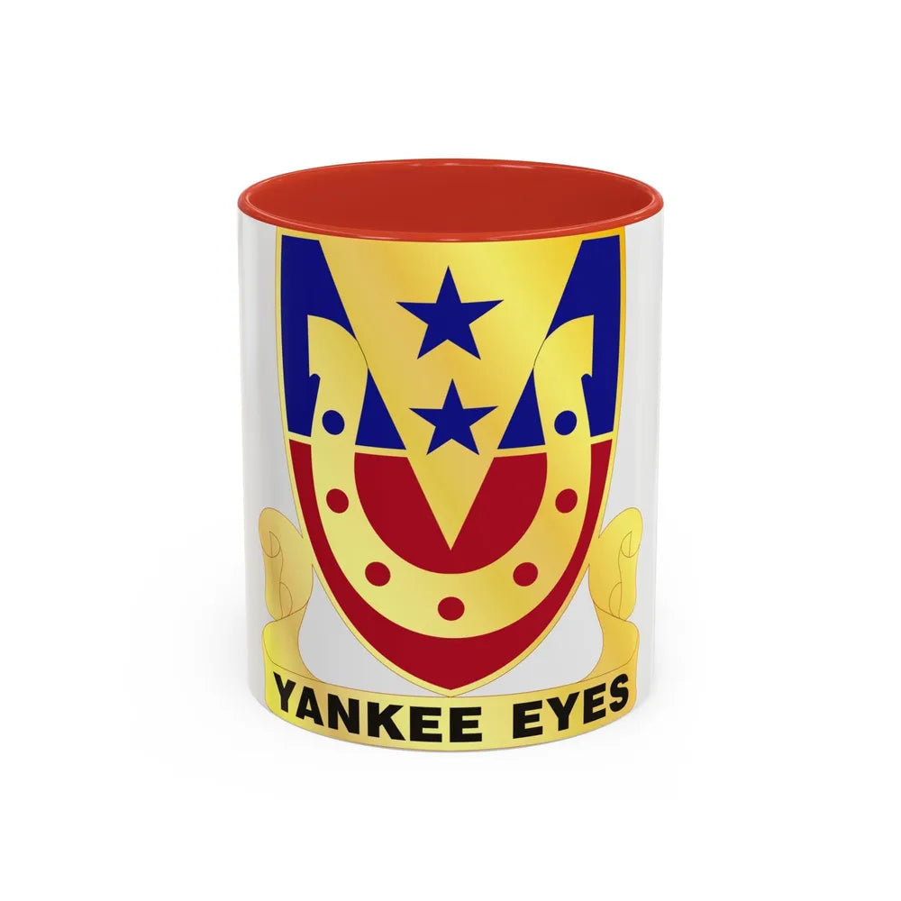 110 Cavalry Regiment (U.S. Army) Accent Coffee Mug-11oz-Red-Go Mug Yourself