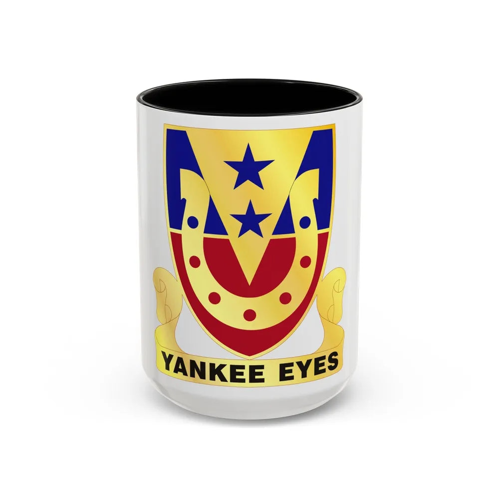 110 Cavalry Regiment (U.S. Army) Accent Coffee Mug-15oz-Black-Go Mug Yourself