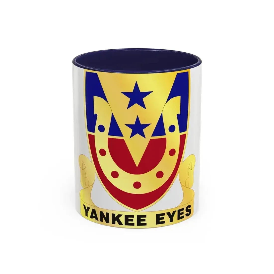 110 Cavalry Regiment (U.S. Army) Accent Coffee Mug 11oz Navy - Go Mug Yourself