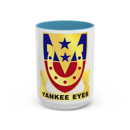 110 Cavalry Regiment (U.S. Army) Accent Coffee Mug 15oz Light Blue - Go Mug Yourself