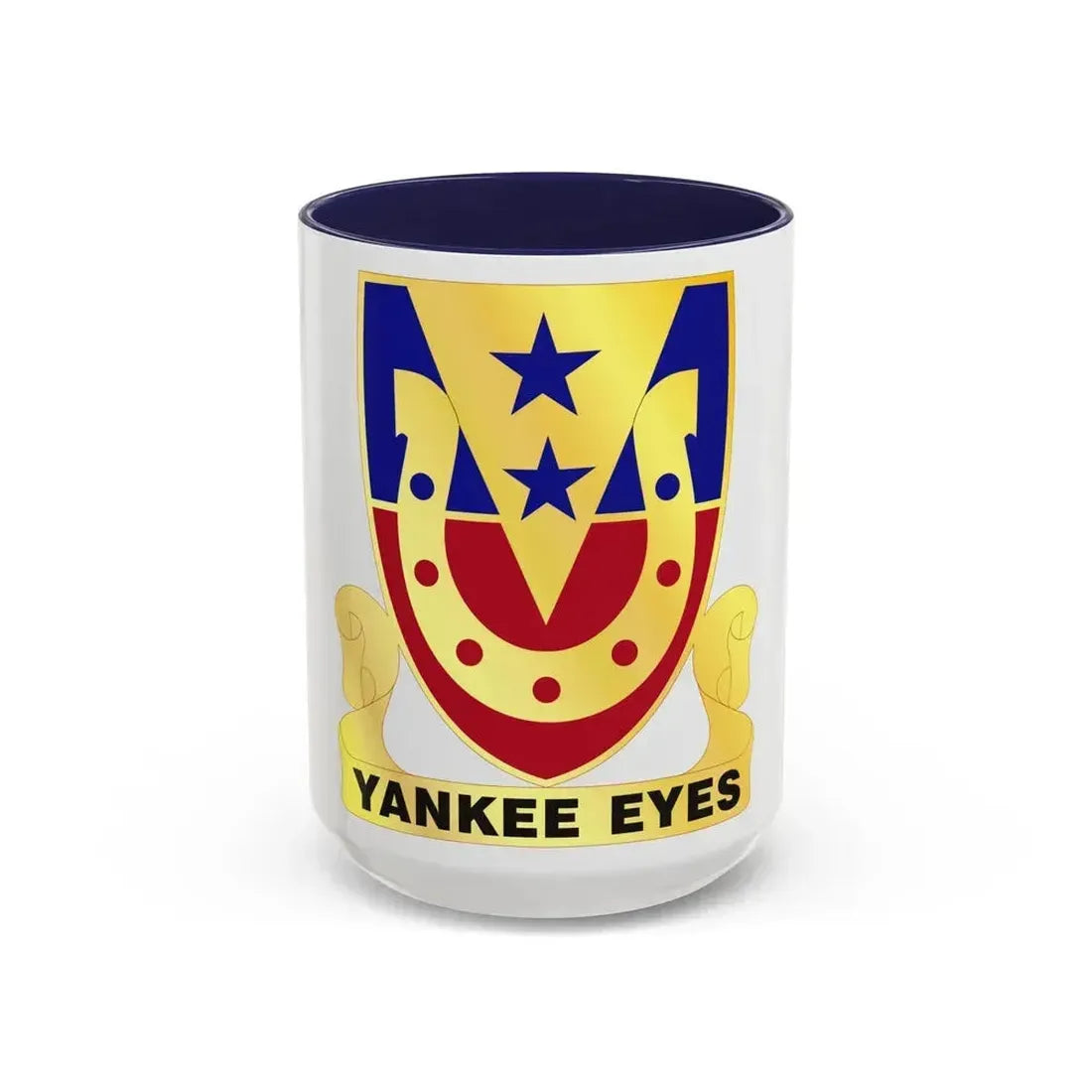110 Cavalry Regiment (U.S. Army) Accent Coffee Mug 15oz Navy - Go Mug Yourself