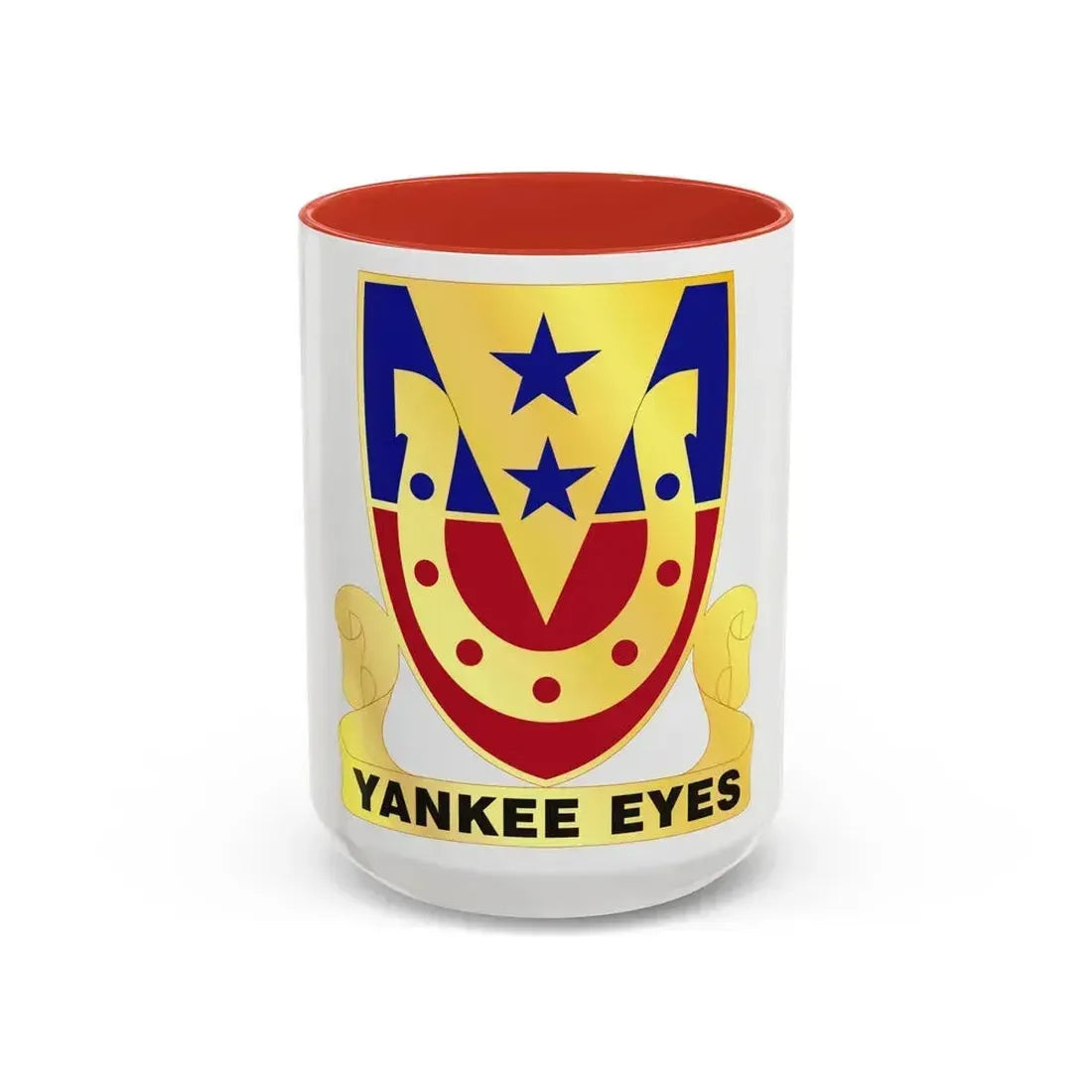 110 Cavalry Regiment (U.S. Army) Accent Coffee Mug 15oz Red - Go Mug Yourself