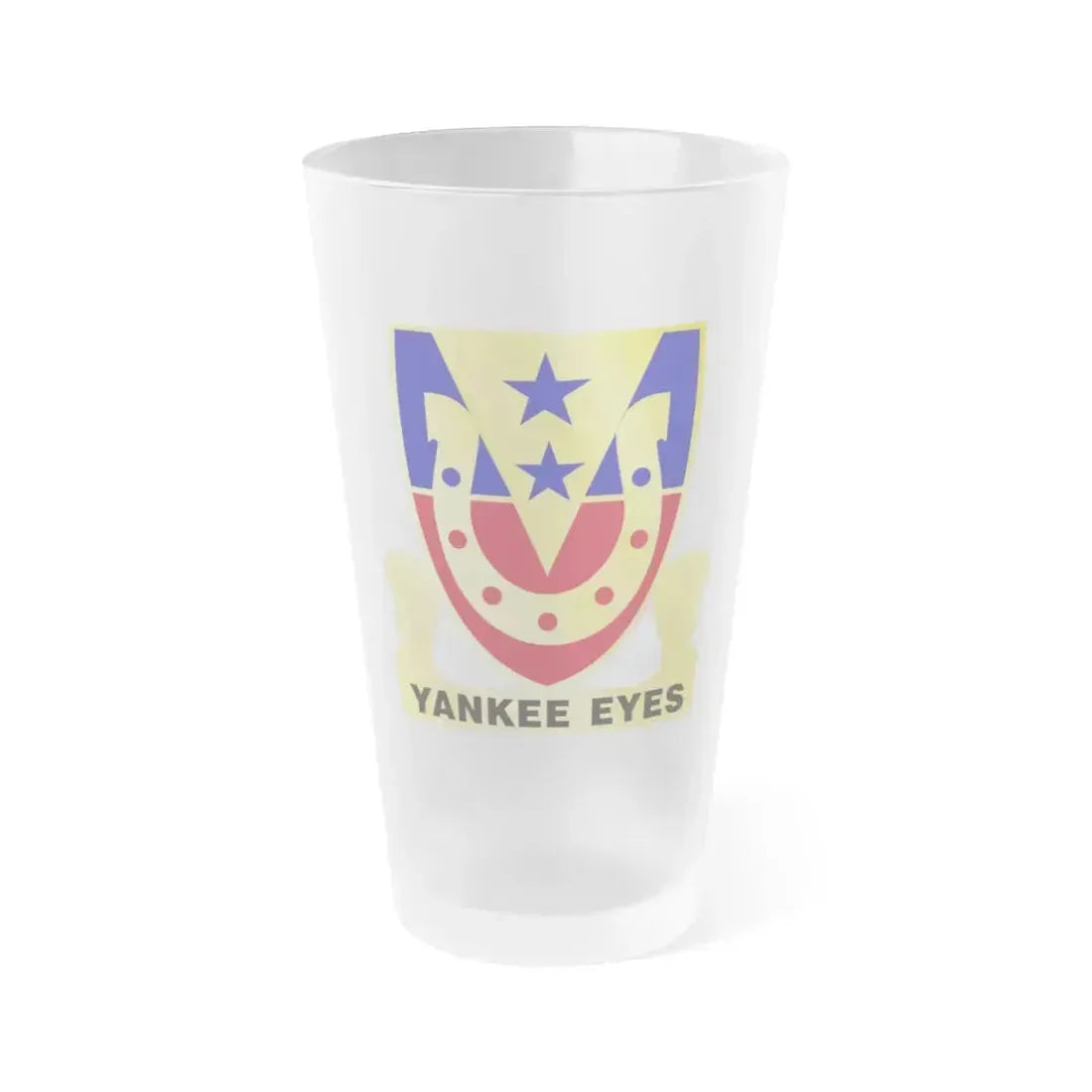 110 Cavalry Regiment (U.S. Army) Frosted Pint Glass 16oz Default Title - Go Mug Yourself