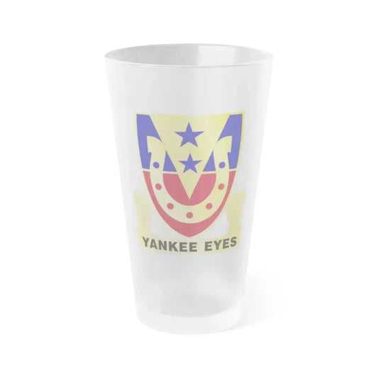 110 Cavalry Regiment (U.S. Army) Frosted Pint Glass 16oz Default Title - Go Mug Yourself
