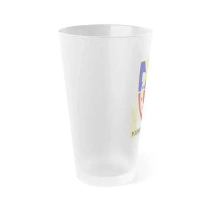 110 Cavalry Regiment (U.S. Army) Frosted Pint Glass 16oz - Go Mug Yourself