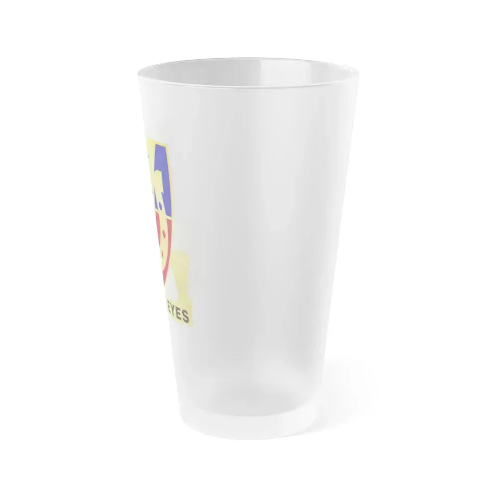 110 Cavalry Regiment (U.S. Army) Frosted Pint Glass 16oz - Go Mug Yourself