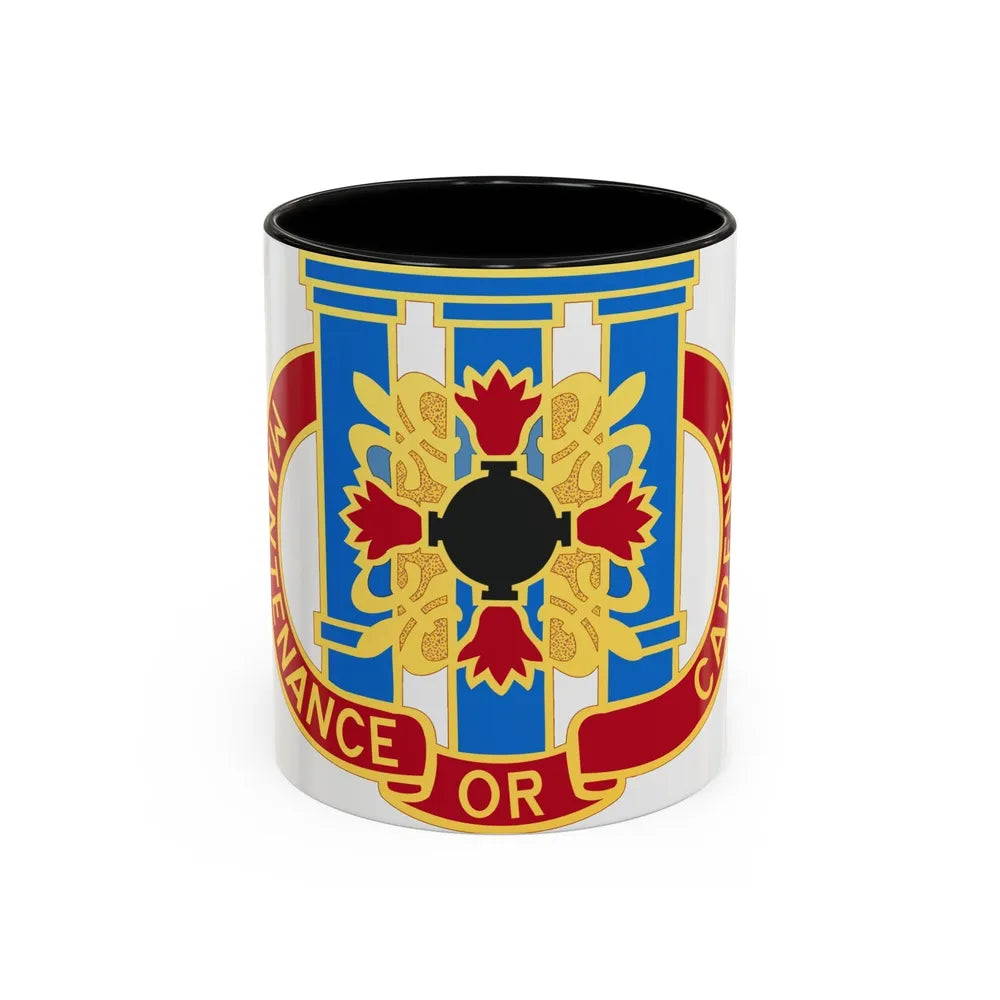 110 Maintenance Battalion (U.S. Army) Accent Coffee Mug-11oz-Black-Go Mug Yourself