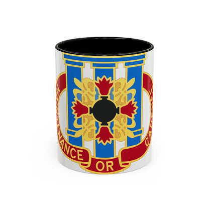 110 Maintenance Battalion (U.S. Army) Accent Coffee Mug-11oz-Black-Go Mug Yourself