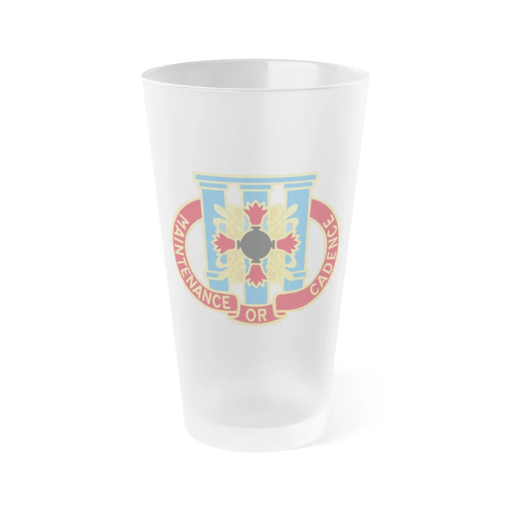 110 Maintenance Battalion (U.S. Army) Frosted Pint Glass 16oz-Go Mug Yourself