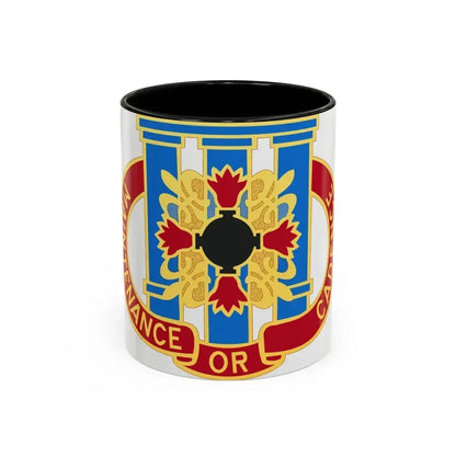 110 Maintenance Battalion (U.S. Army) Accent Coffee Mug 11oz Black - Go Mug Yourself