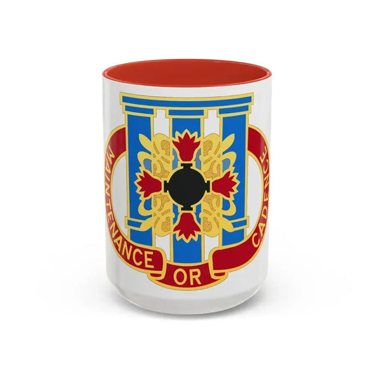 110 Maintenance Battalion (U.S. Army) Accent Coffee Mug 11oz Pink - Go Mug Yourself