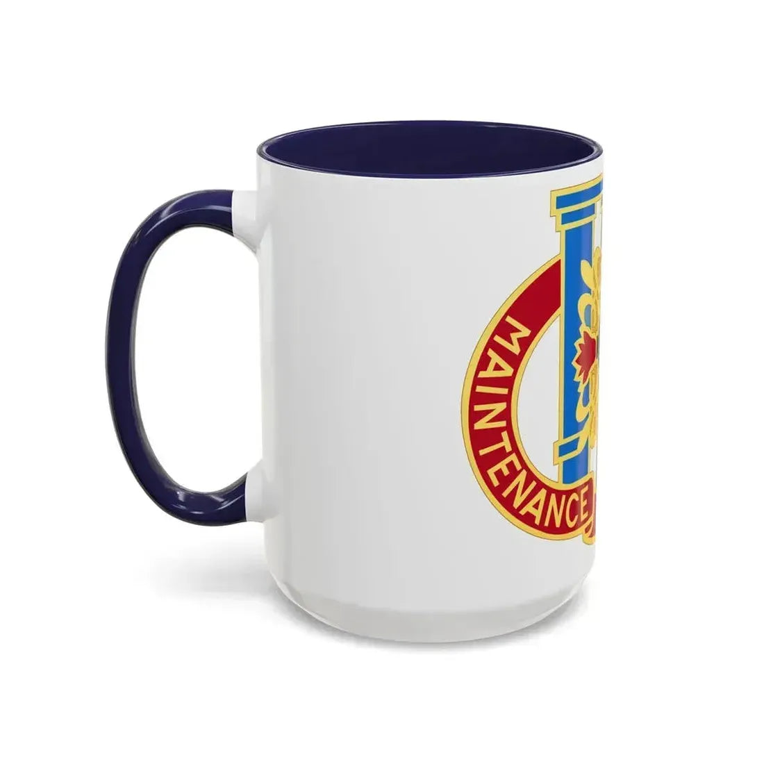 110 Maintenance Battalion (U.S. Army) Accent Coffee Mug - Go Mug Yourself