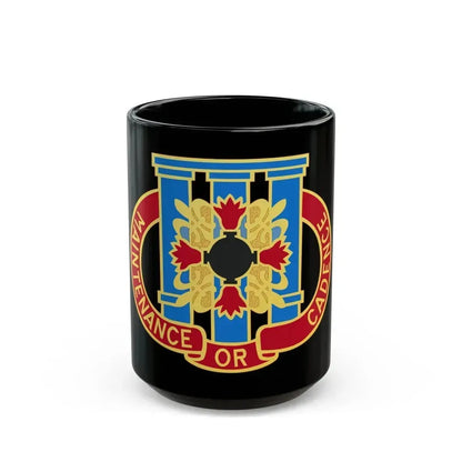 110 Maintenance Battalion (U.S. Army) Black Coffee Mug 15oz - Go Mug Yourself