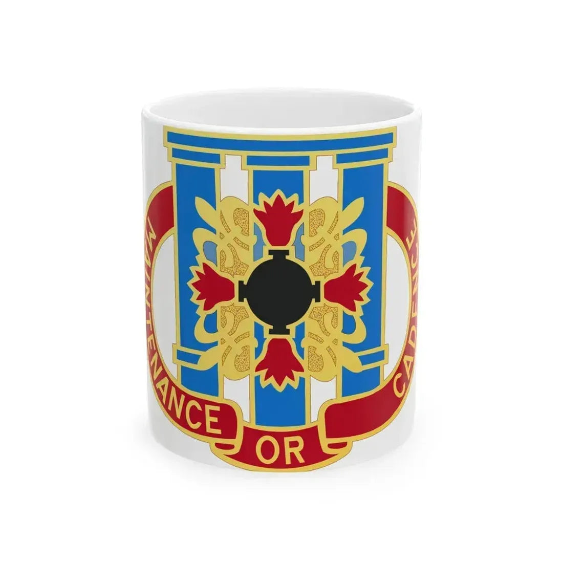 110 Maintenance Battalion (U.S. Army) White Coffee Mug 11oz - Go Mug Yourself