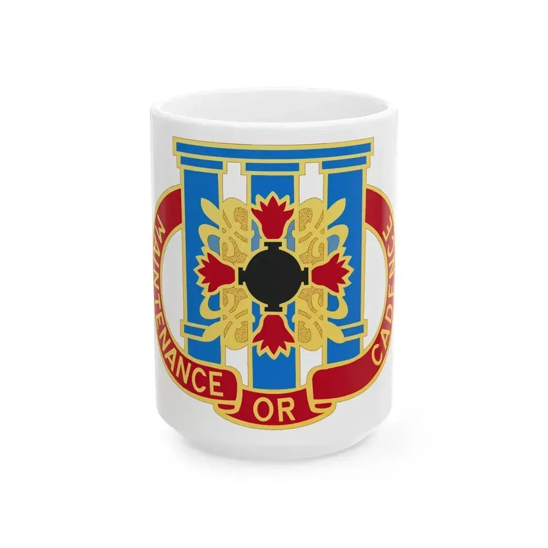 110 Maintenance Battalion (U.S. Army) White Coffee Mug 15oz - Go Mug Yourself