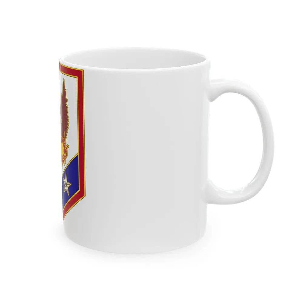 110 Maneuver Enhancement Brigade (U.S. Army) White Coffee Mug-Go Mug Yourself